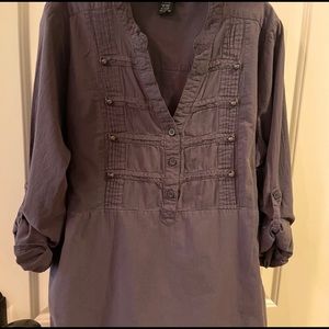 Torrid Gray Shirt Size 2